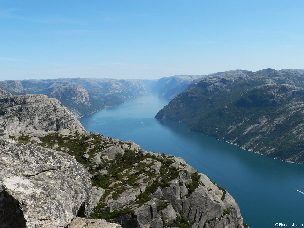 Traumhafter Blick auf den Lysefjord