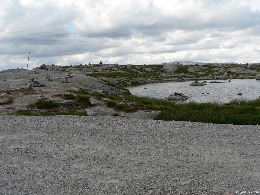 Steinformationen zwischen Gjesdal-Lysebotn auf 932m Höhe