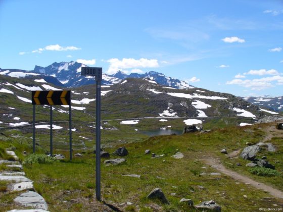 1300 Meter &uuml;ber dem Meer auf dem Sognefjellsvegen (Rv55)