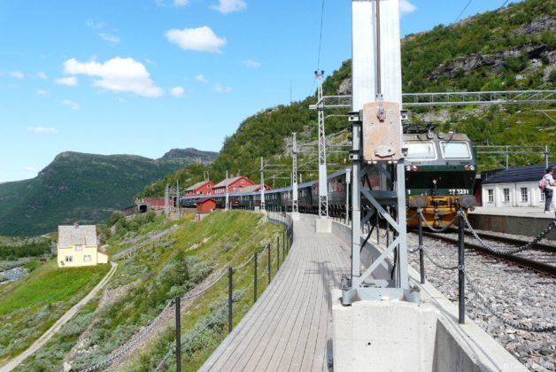 Flåmsbana / Flåmbahn Mit der Eisenbahn von Flåm nach Myrdal