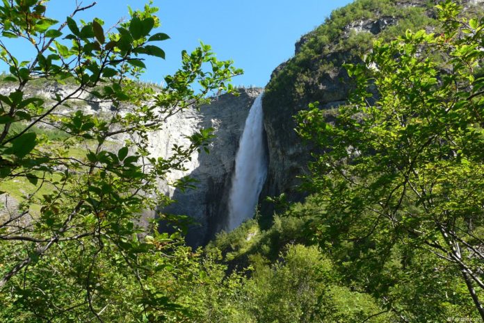 Der Vettisfossen mit einer Fallhöhe von 275 Metern