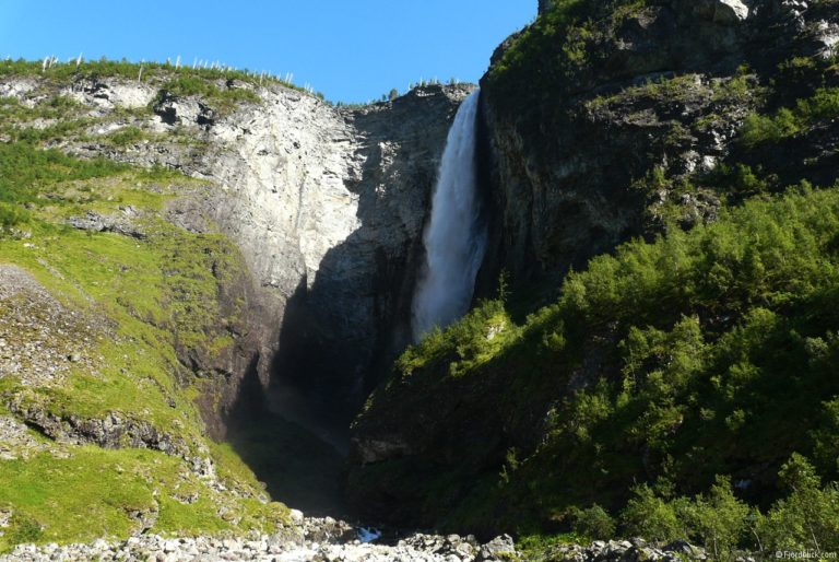 Der Vettisfossen mit einer Fallhöhe von 275 Metern