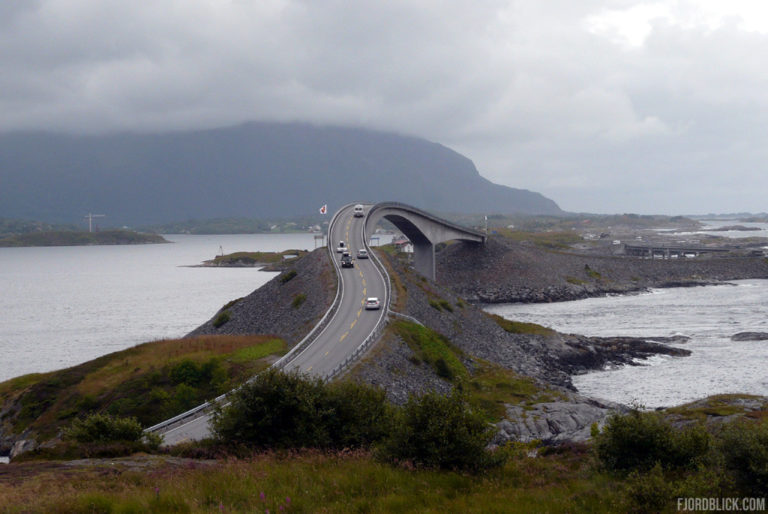 Storseisund-Brücke auf dem Atlanterhavsveien