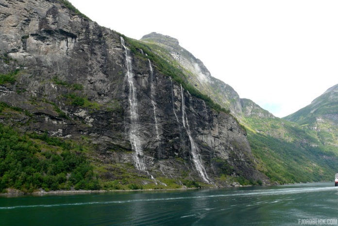 Die Sieben Schwestern im Geirangerfjord