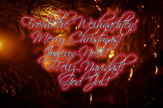 Frohe Weihnachten