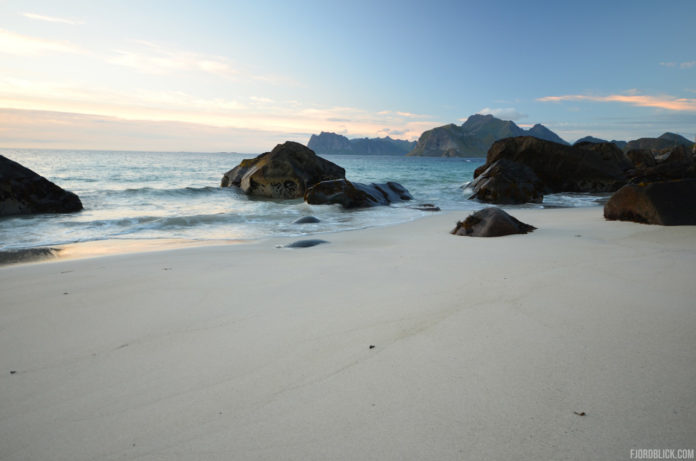 Strand von Storsandnes auf den Lofoten Strand von Storsandnes auf den Lofoten
