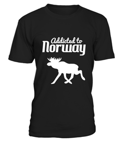 T-Shirt - Addicted to Norway (Schwarz)