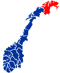 Finnmark - Norwegische Provinz (Fylke) in Nord-Norwegen