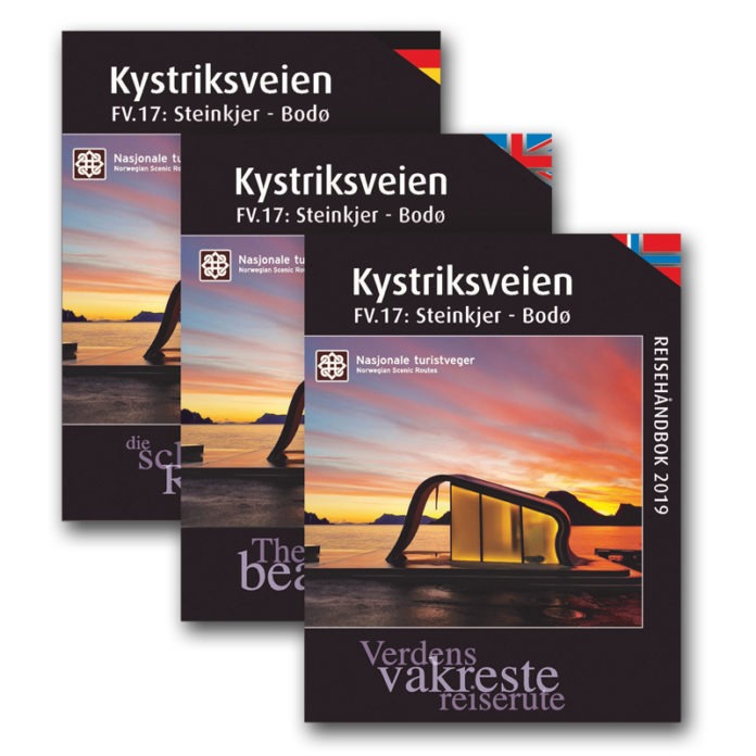 Kostenloser Reiseführer: Kystriksveien Fv.17 von Steinkjer nach Bodø (Version 2019)