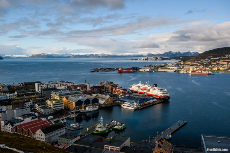 Aussicht vom Salen (Sattel) in Hammerfest