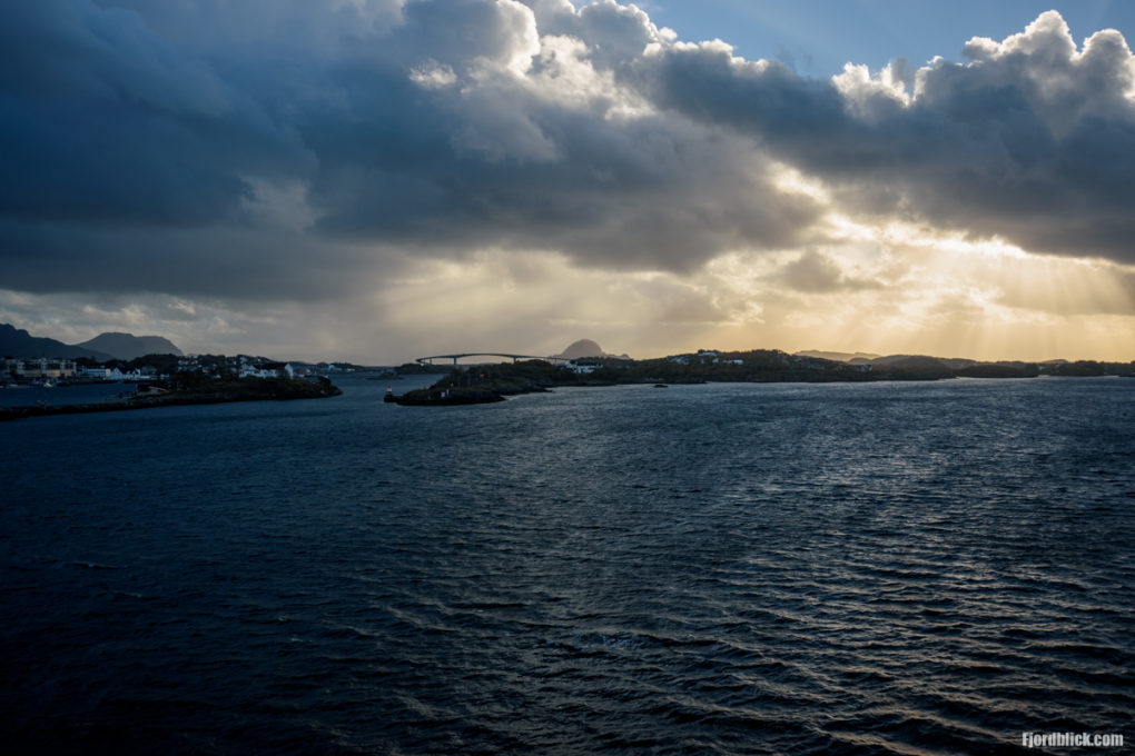 Blick auf Brønnøysund