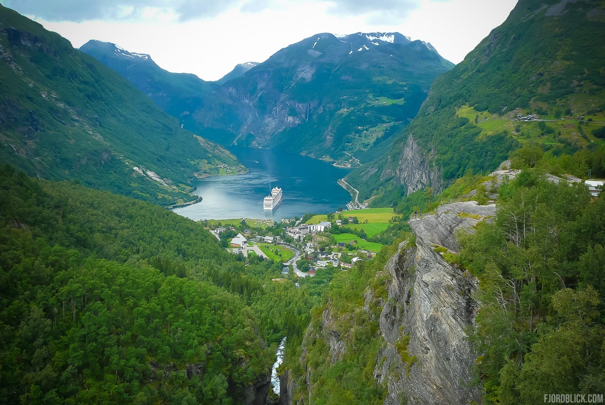 Aussichtspunkt Flydalsjuvet in Geiranger