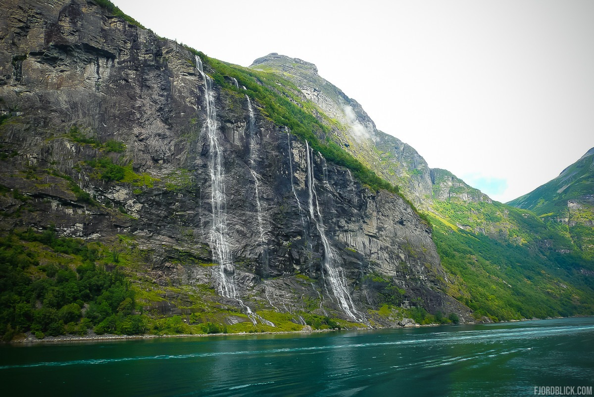 Die Sieben Schwestern im Geirangerfjord