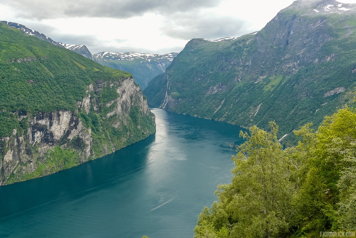Ørnesvingen: Ausblick auf den Geirangerfjord