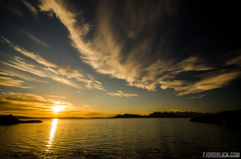 Sonnenuntergang in Stokkasjøen
